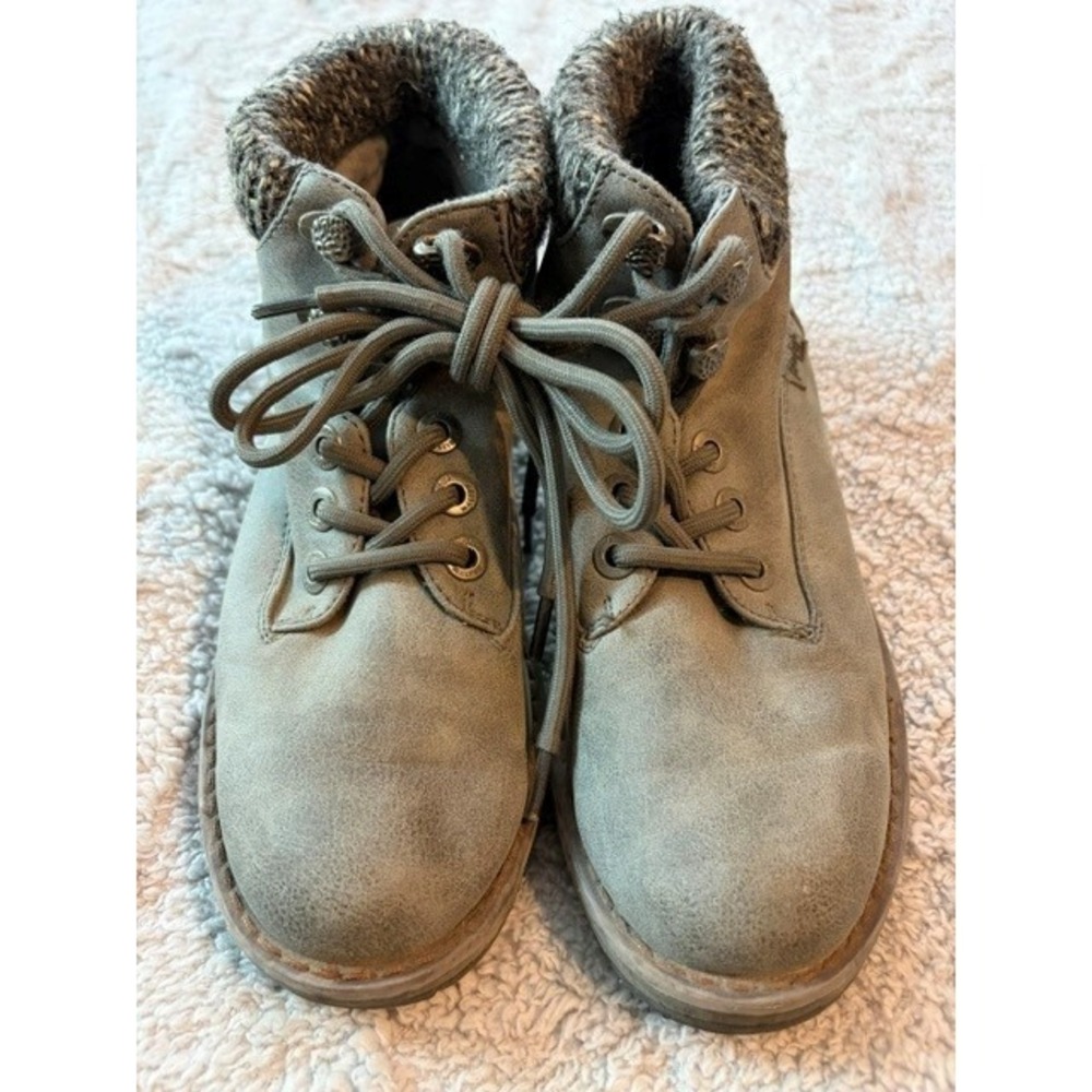 Women's Blowfish Malibu Kinsley Olive Green Ankle Boots Size 6-1/2